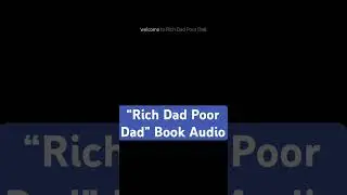 Rich dad poor dad : famous book audio #booksummary #audiobook #personaldevelopment