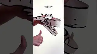 Doodle likes donuts 👍 // #dragonpuppets #dragontuber #drawing #art #dragon