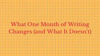 Day 30/365 of Journaling One Page a Day for Mental Health | What One Month of Writing Changes