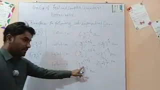 Unit: 1 Real and complex numbers Ex.3.1 Q3.sir MUJAHID ALI TAGAR Math 9th class STBB