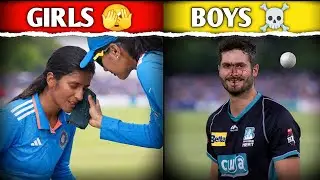 Men vs Women Cricket 😱 | Comparison,Catches & Funny moments 