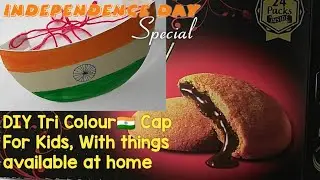 DIY Tri Colour Cap for kids | Best out of waste material at home