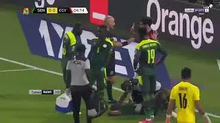 sedio mane misses penalty **senegal vs egypt Afcon finals