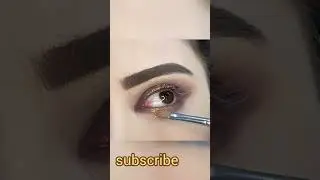 chocolate brown golden glitter eyeshadow makeup look 💖💖 || Fashion Hub