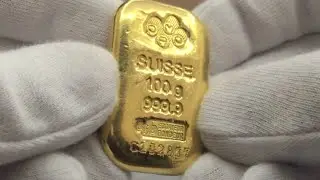 Pamp Suisse 100 Gram 9999 Cast Gold Bar