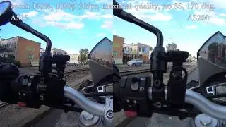 Sony Action Cam HDR-AS200 vs. HDR-AS15 motorcycle test