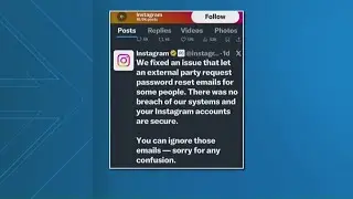 Instagram 'change your password' emails | 2 Wants to Know