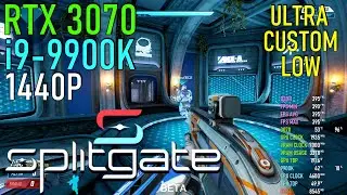 Splitgate: RTX 3070 | i9-9900K | 1440P [FPS UNLOCKED]