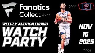Fanatics Collect Weekly Sports Card Auction (#200) Ending Live Coverage & Analysis