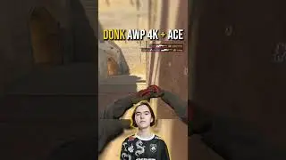 DONK PLAYING FACEIT | INSANE ACE.  #cs2 #csgo #cs2clips #donk #faceit