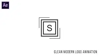 After Effects Tutorial #11 - Clean Modern Logo Animation