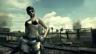 Re5 Versus Survivors Jill Valentine Desert Bikini Style By FelixNew