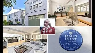 Former London home of racing driver James Hunt is for sale for &pound;2.7m