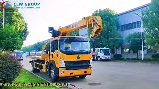 Sinotruk HOWO 4x2 5 tons Tilt Tray Rescue Wrecker Flatbed Tow Truck with XCMG 8 Tons Unfolding Crane