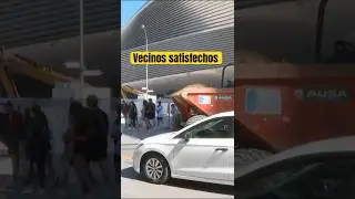 Vecinos del Bernab&eacute;u satisfechos con la paralizaci&oacute;n de los parking