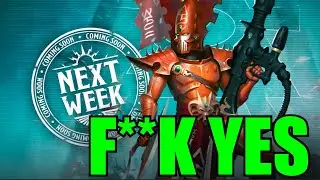 BIGGEST Warhammer 40k Release EVER...Aeldari PLASTIC Kits Galore!!! Codex Phoenix #New40k #Warhammer