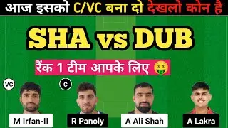 SHA vs DUB Dream11 Prediction today match/Emirates D10