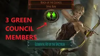 POE1 - Coolest Ele Hit of the Spectrum build out there Ft. Reach of the Council