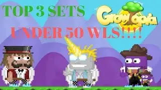 TOP 3 SETS UNDER 50 WLS !!! | GROWTOPIA |