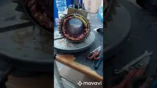 Avvolgimento motore elettrico trifase 6 poli