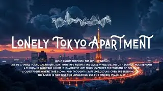 Lonely Tokyo Apartment &ndash; Night lights through the high window | No Ads | Lofi by EchoLofi