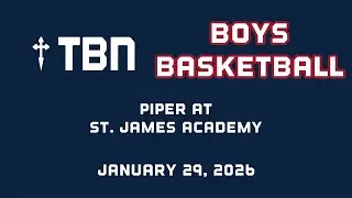 Boys Basketball: Piper at St. James Academy