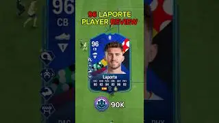96 uefa euro international stars LAPORTE player review ea fc 24 #shorts #short #eafc24