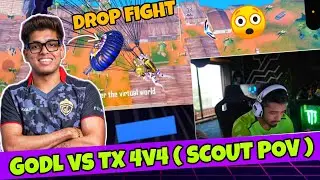 Scout Vs Jonathan ( Scout Pov) | GODL vs TX 4v4 Drop Fight 🔥
