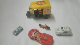 scale model Toy Car of 2018 Volkswagen beetle Collection and Auto rickshaw