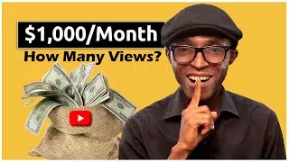 How MANY VIEWS can Earn $1000 Per Month?
