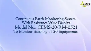 CEMS-20-RM-0521 - Continuous Earth Monitoring System with Resistance Value Display  - ESDCS