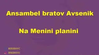 Ansambel bratov Avsenik - Na Menini planini (besedilo)