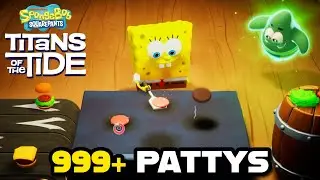 SpongeBob: Titans of the Tide - Making 999+ Krabby Pattys (Chef&rsquo;s Kiss Trophy Guide)