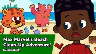 Max Marvel&rsquo;s Beach Clean Up Adventure | Yeti Confetti Kids Show | Green Team: Planet Heroes Unite