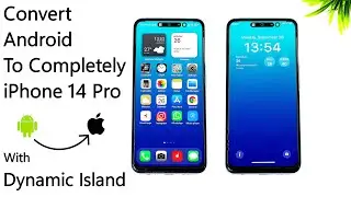 How To Turn Android To iPhone 14 Pro COMPLETELY | Install iOS 16 On Android With Dynamic Island