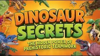 Dinosaur Secrets: The Hidden Power of Prehistoric Teamwork #dinostory #animation #animalscene