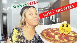 LOW CARB PIZZA// FATHEAD DOUGH RECIPE