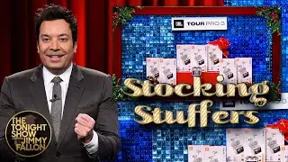 Tonight Show Stocking Stuffers 2025: JBL Tour Pro 3 Earbuds | The Tonight Show Starring Jimmy Fallon