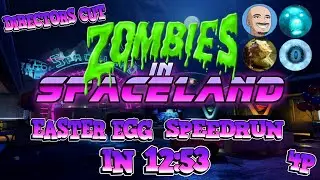 Zombies in Spaceland 4 Player Easter Egg Speedun in 12:53 (Director's Cut)
