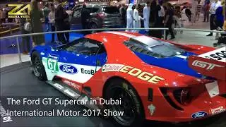 The Ford GT Supercar  in Dubai International Motor Show