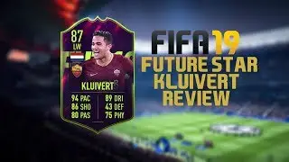 FIFA 19 FUTURE STAR KLUIVER (LW) REVIEW I 87 FS KLUIVERT (CAM) PLAYER REVIEW
