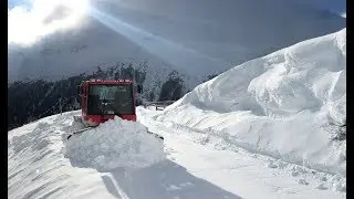 PistenBully Savognin - Schlittelweg Winter 2016/17