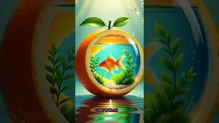 Surreal Fruit Art 🍒🍊🐠 | Amazing Fantasy Digital Art | AI Generated Short Video #ai #shorts