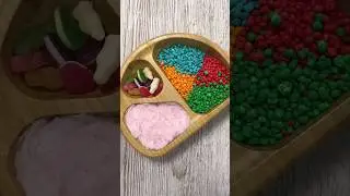 Nerds 🥳Sweet Platter Filling Asmr Chupa Chups Cotton Bubblegum Candy #asmr #nerds #sweet #chupachup