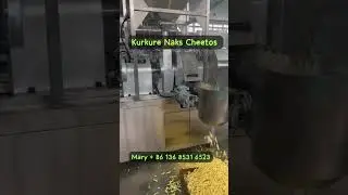 Kurkure Niknaks Cheetos Naks snacks corn maize snacks machinery working well👍👍