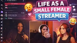 Interviewing small female streamers