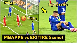 Ekitike unhappy with Mbappe for not PASSING before limps off injured