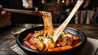 EASIEST Cheese Tteokbokki You’ll Ever Make (15 Minutes!)
