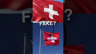 What Shape is the Swiss Flag? #flags #switzerland #travel