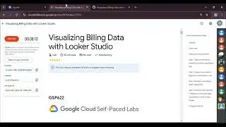 Visualizing Billing Data with Looker Studio #GSP622 #looker #qwiklabs #arcade #gcp solution ☁️🚀